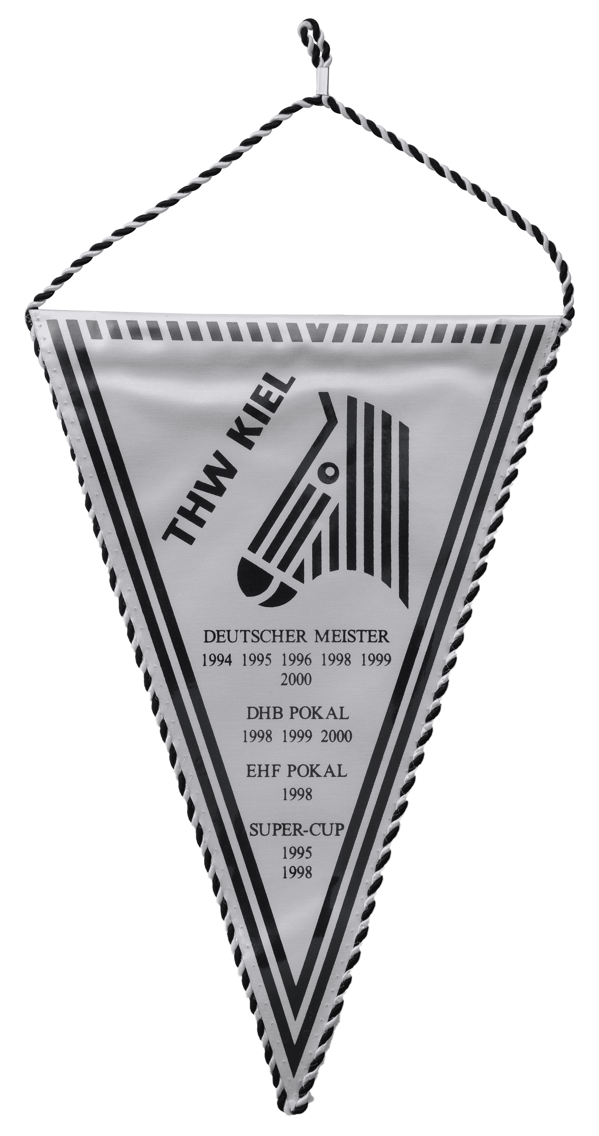 Schmuckwimpel Stoff 3-eckig 20x28 cm mit Kordel