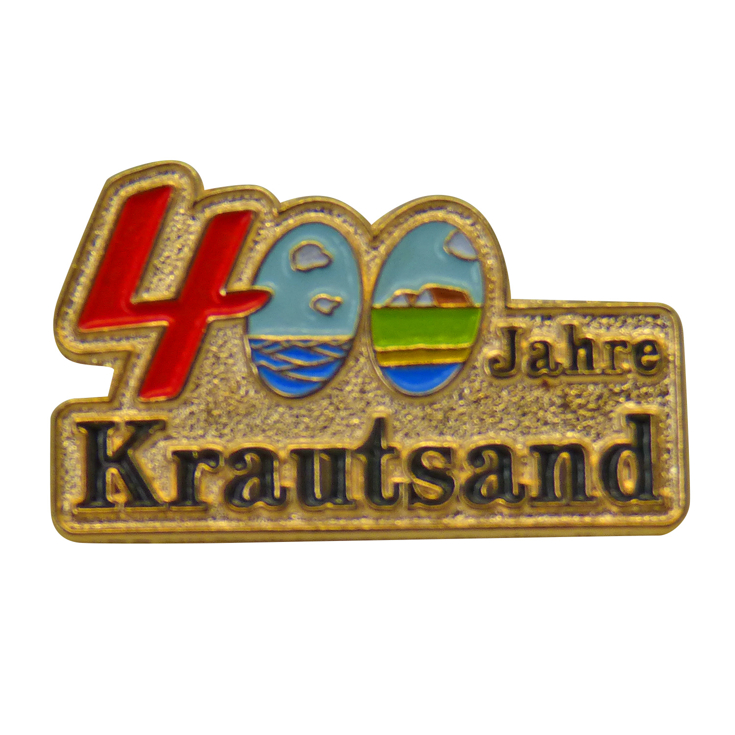 Pin Jubiläum geprägt