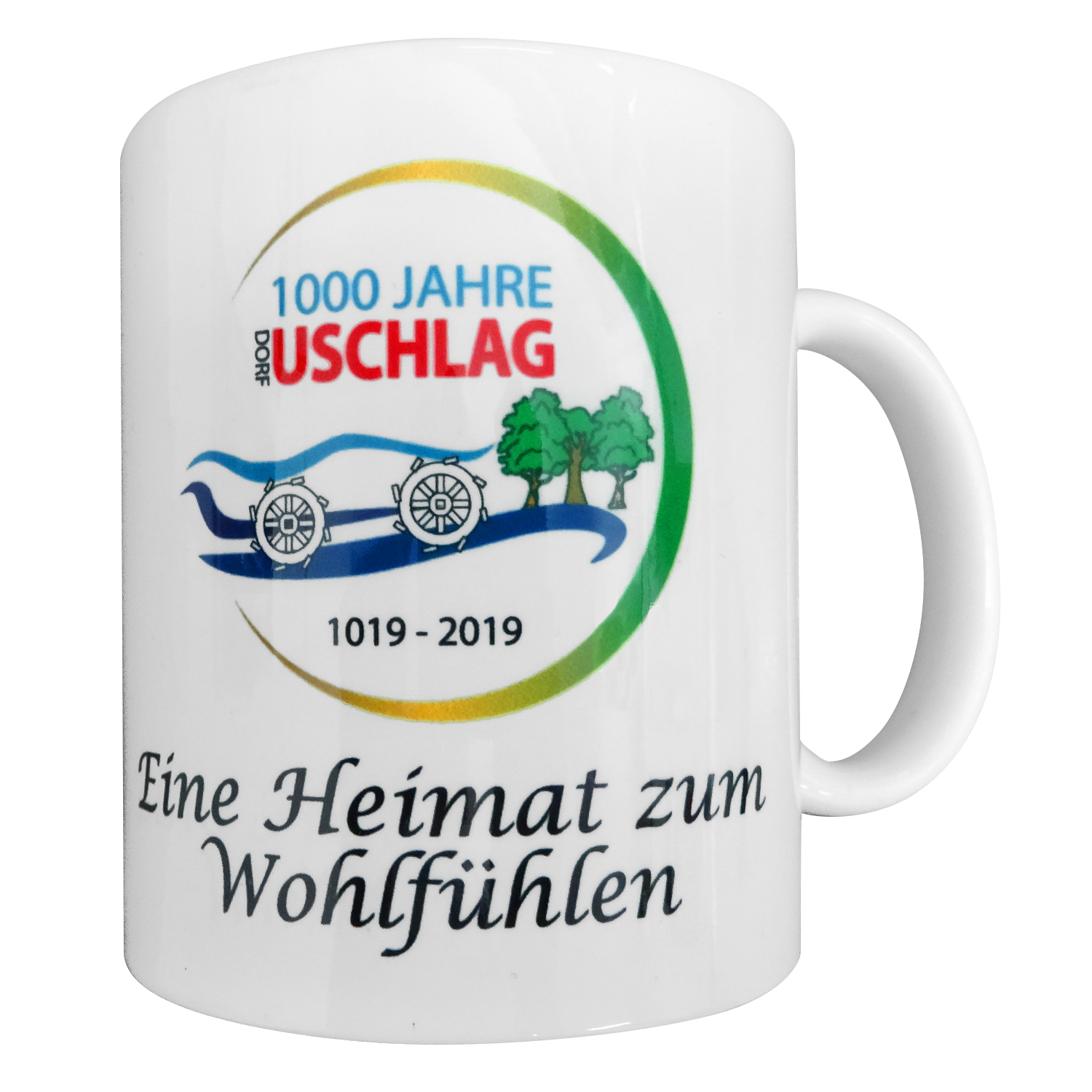 Tasse Jubiläum weiß inkl. mehrfarbigem Druck