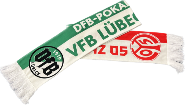 Schal bedruckt Baumwoll-Touch 125x14 cm