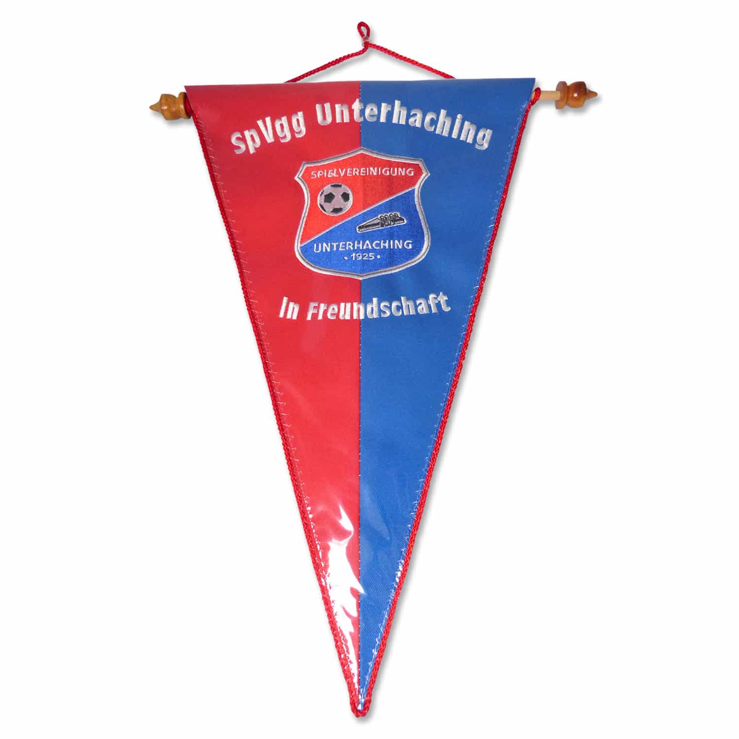 Stoffwimpel bestickt, 25x40 cm