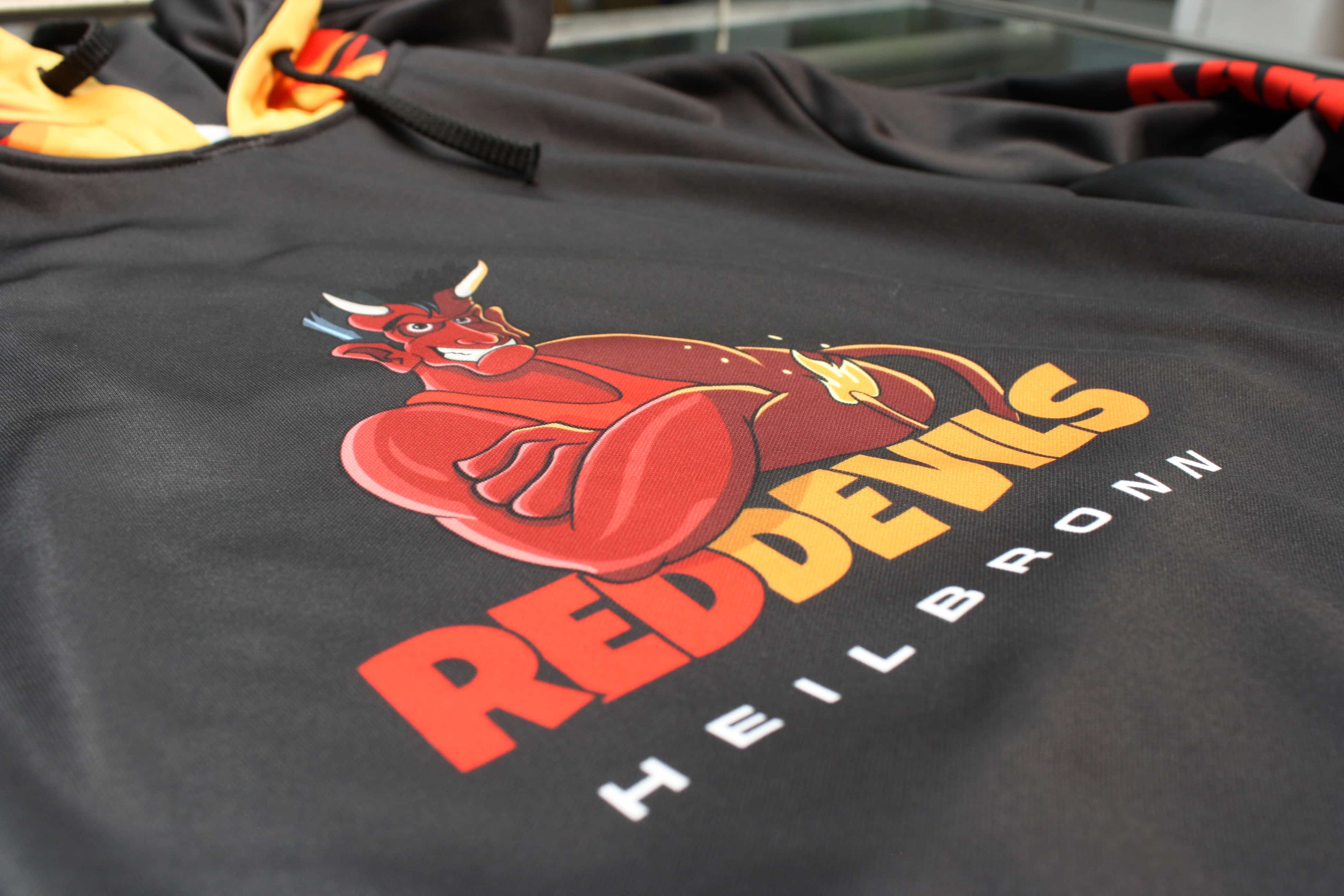 Hoodie Polyester mit Sublimationsdruck